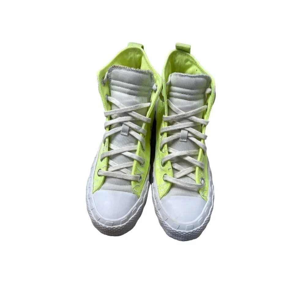 Converse Unt1tl3d Youth Sz 6 W8 Sneakers Not A Chuck All Star Hi Green Volt
